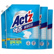 액츠 퍼펙트 실내건조 액상세제 리필, 2.2L