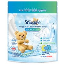 스너글 스너글 허거블 코튼 클린 앤 케어 캡슐세제, 27개입, 1개 제품 이미지